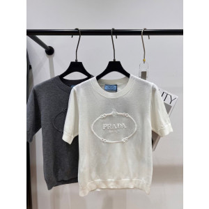 PRADA 프라다 여성 반팔니트 31515-107