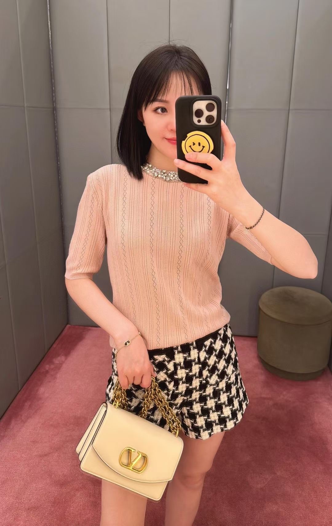 Valentino 발렌티노 여성반팔니트 31700270